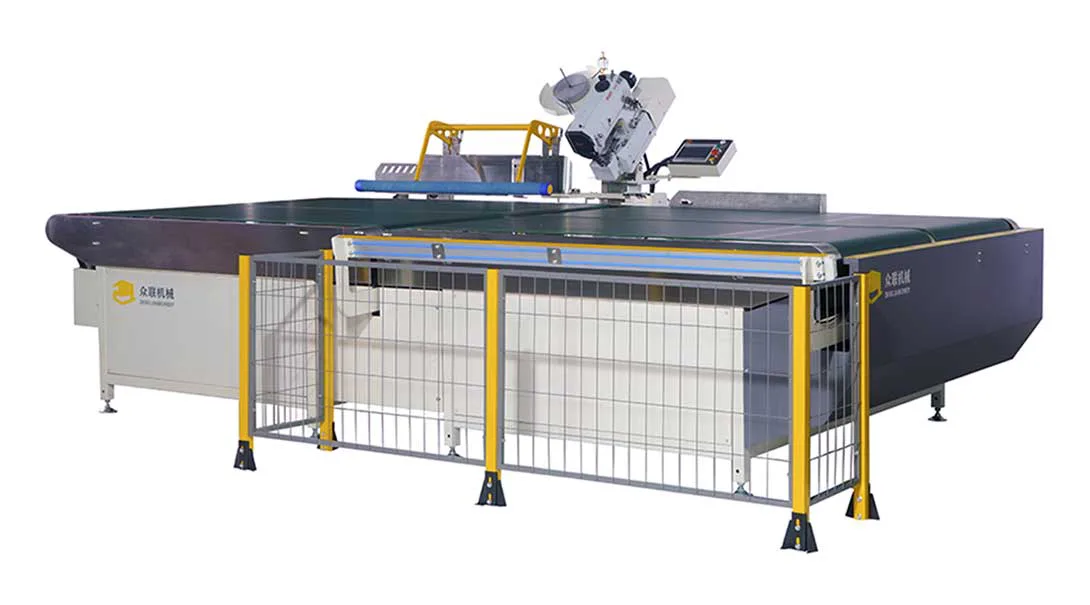 AUTOMATIC MATTRESS TAPE EDGE MACHINE